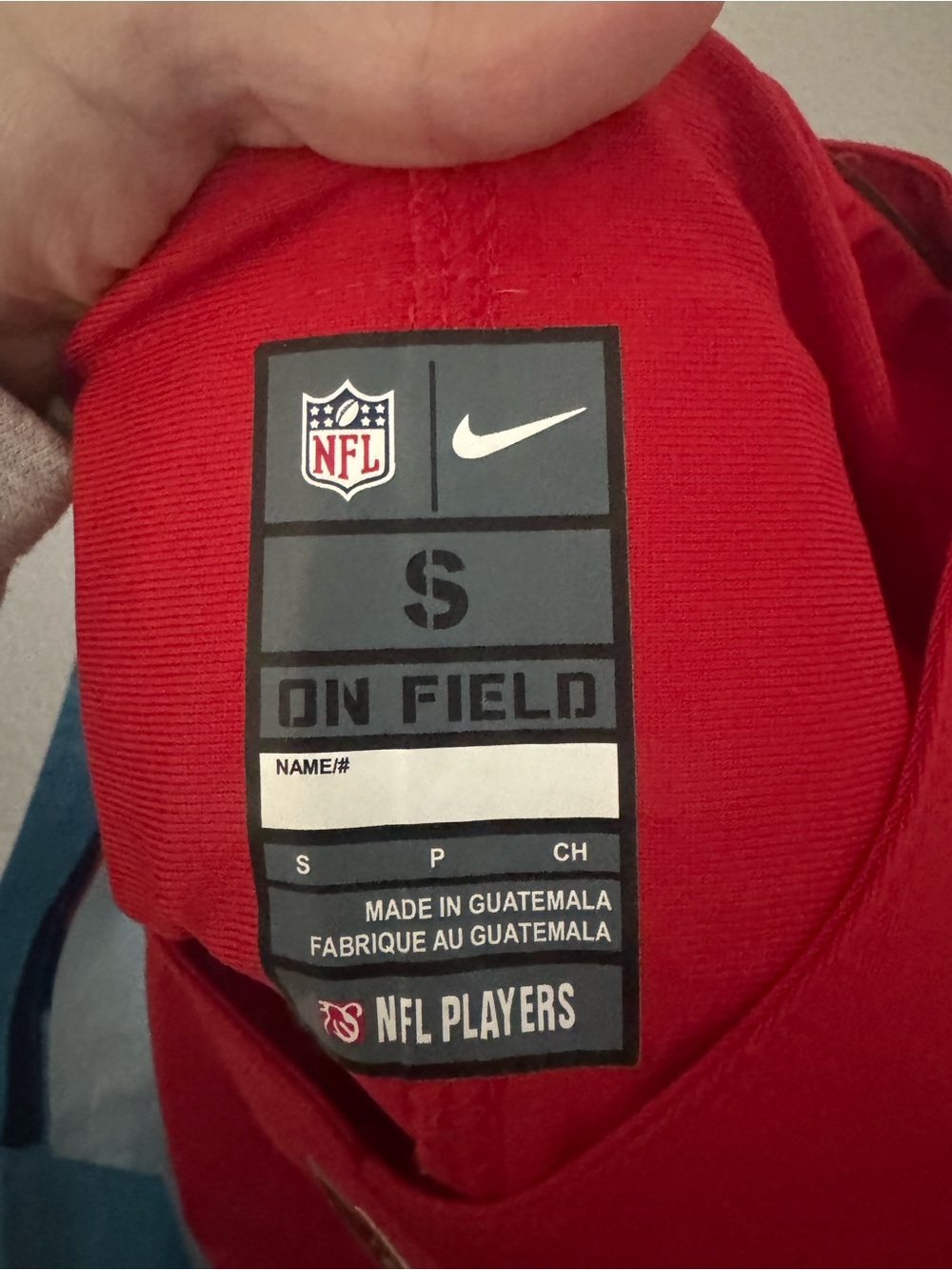 NFL Chiefs Red #15 Men's Football Jersey with White and Gold Accents Nike Mahome - Picture 3 of 3